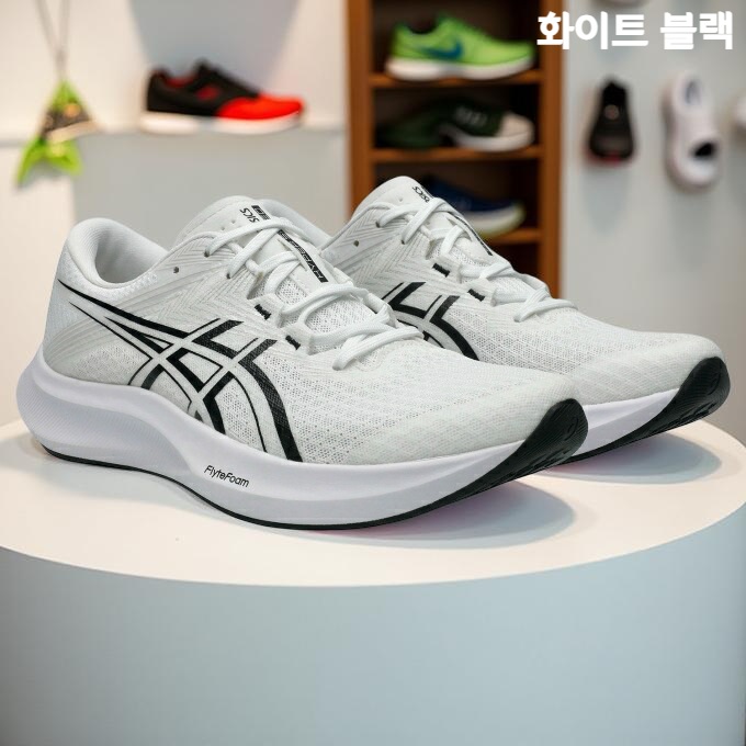 아식스 하이퍼스피드 5 스탠다드 여성 러닝화 화이트/레드 1012B863 레드/화이트 235 - 상세 이미지 4