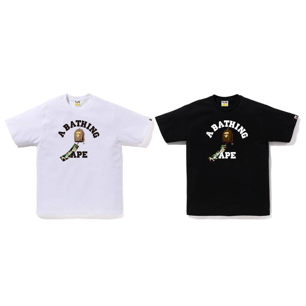 베이프 반팔티 JAPANESE WIND CHIMES COLLEGE TEE 1L72-110-026 - 상세 이미지 5