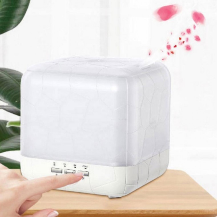 무드등 대용량 탁상용 가습기 조명 큐브 LED