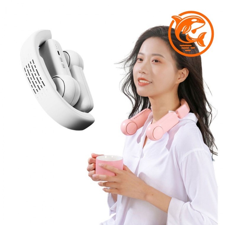 시원한 여름 무선 핸즈프리 넥밴드 쿨링 팬 선풍기
