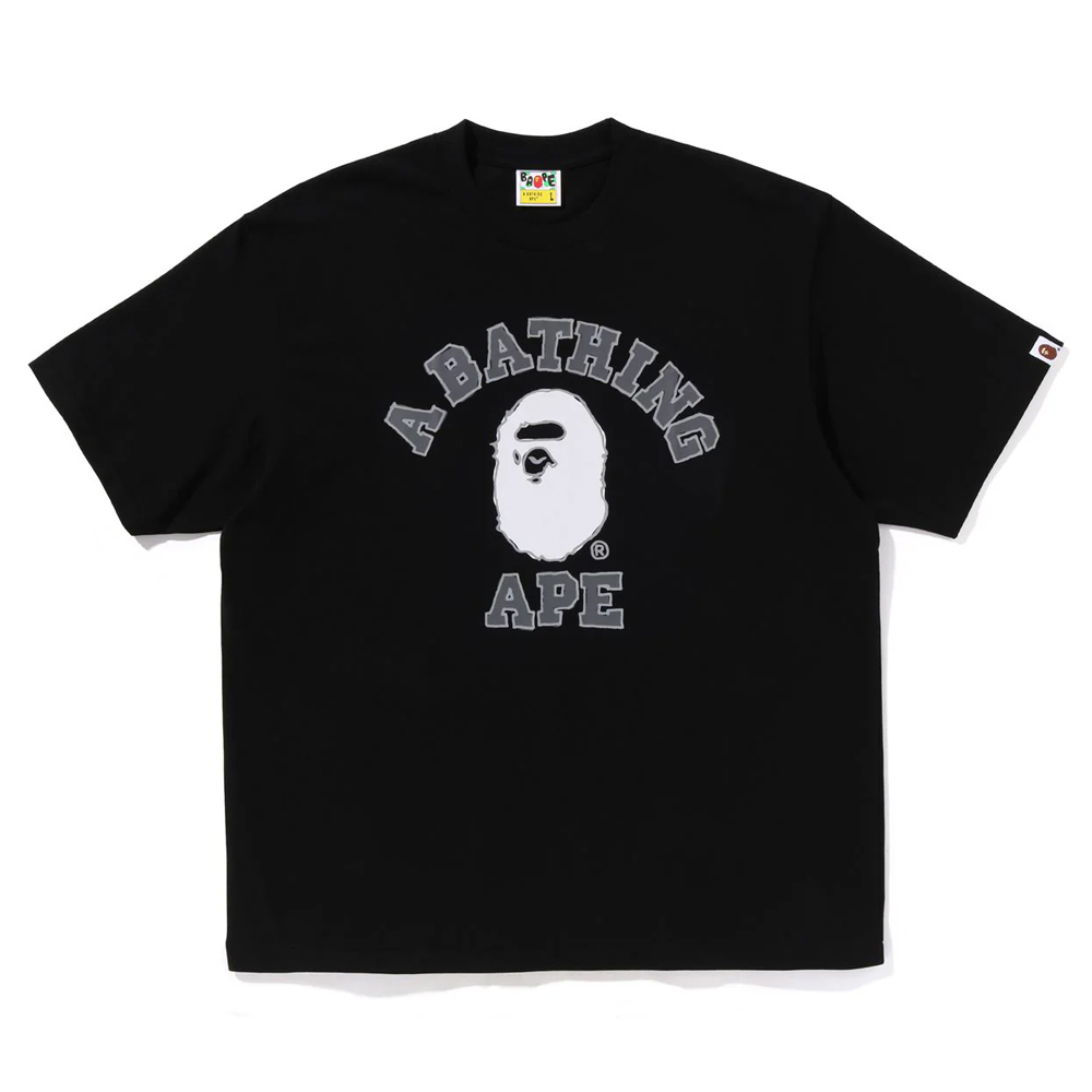 베이프 반팔티 HAND DRAWN COLLEGE RELAXED FIT TEE 1L80-110-329 - 상세 이미지 2