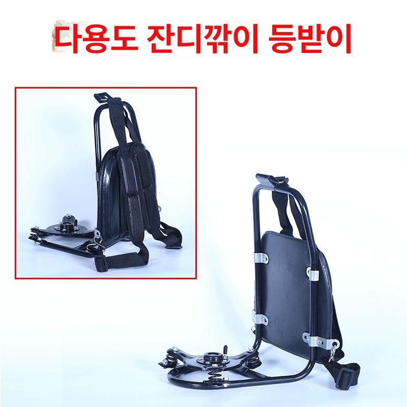 엔진예초기 어깨끈 등받이 백팩 배낭식 제초기 지게 범용형 고급 높이 조절 등받이 - 상세 이미지 5