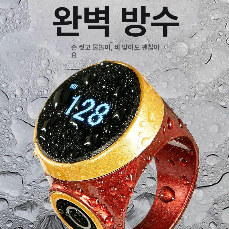미니 계수기 디지털 전시장 인원수 디스플레이 횟수 손가락보수계 핸드카운터 와인레드 - 상세 이미지 2