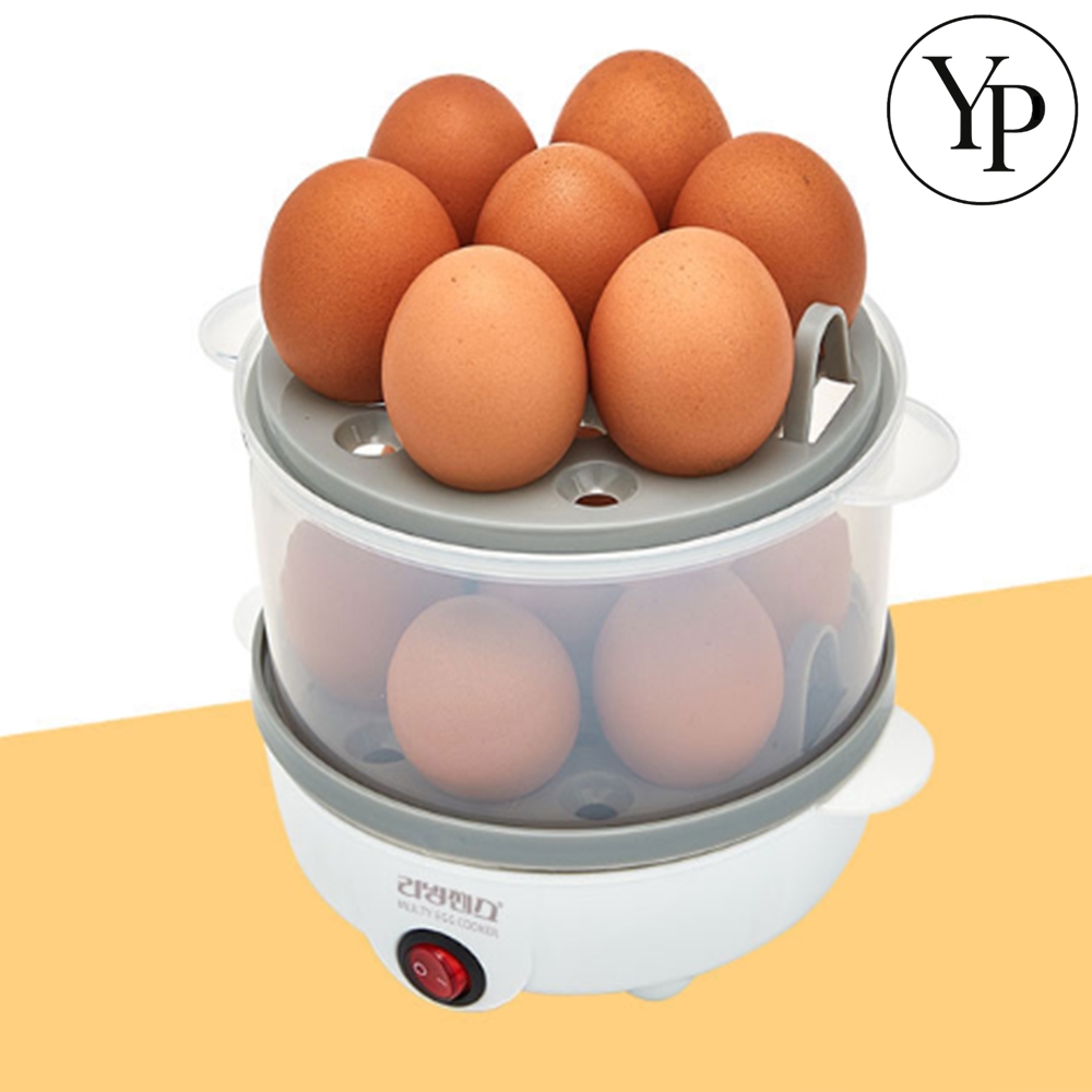 달걀 찜기 2단 반숙 완숙 삶은 계란 찌는 기계 반숙기 삶기