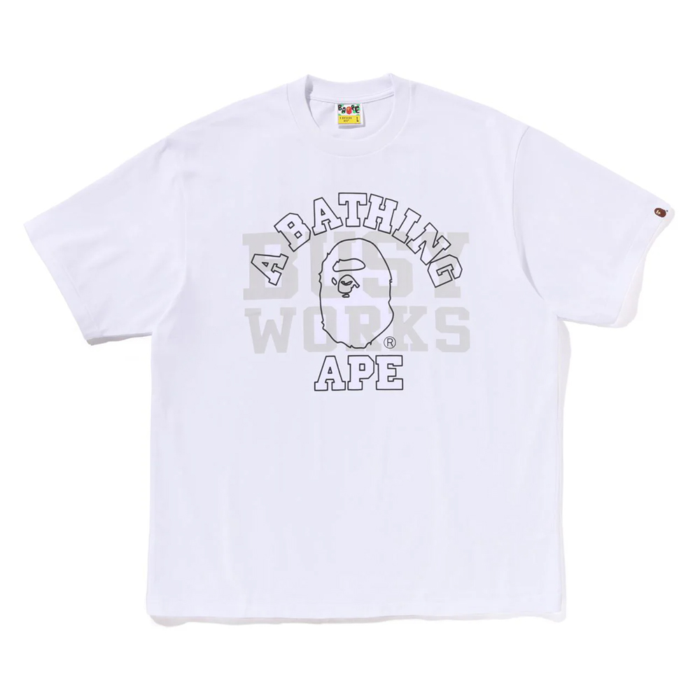 베이프 반팔티 COLLEGE RELAXED FIT TEE 1 1L80-110-328 - 상세 이미지 3