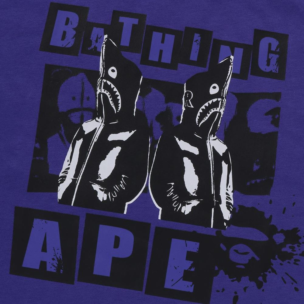 베이프 반팔티 GRAFFITI BAPE LOGO RELAXED FIT TEE 2 1L80-110-342 - 상세 이미지 5