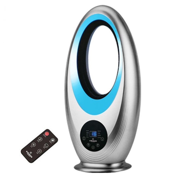 에어홀 선풍기 908 슬림 LED 리모컨 날개없는 - 상품 이미지