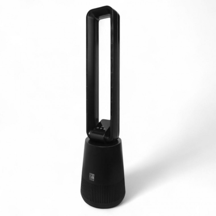 타워형 날개 없는 리모컨 저소음 회전 선풍기 공기청정기 음이온 방출 BLDC모터 타워형써큘레이터