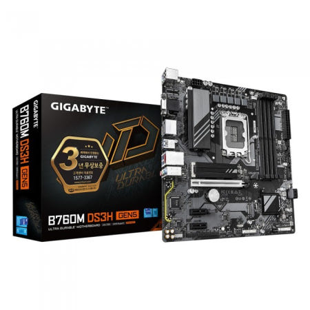 기가바이트 GIGABYTE B760M DS3H GEN5 제이씨현 인텔 메인보드