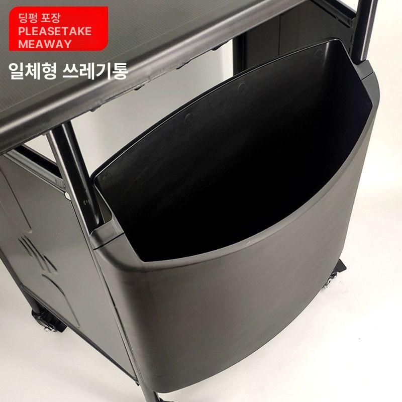 이동식 시식다이 시음대 마트 가판대 투명 아크릴 행사용 랙 판촉 코너 단일 아크릴 커버 - 상세 이미지 5