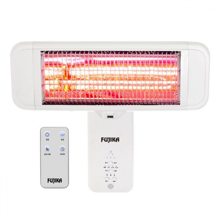 공간 전체가 따뜻해지는 근적외선 리모컨 벽걸이 히터