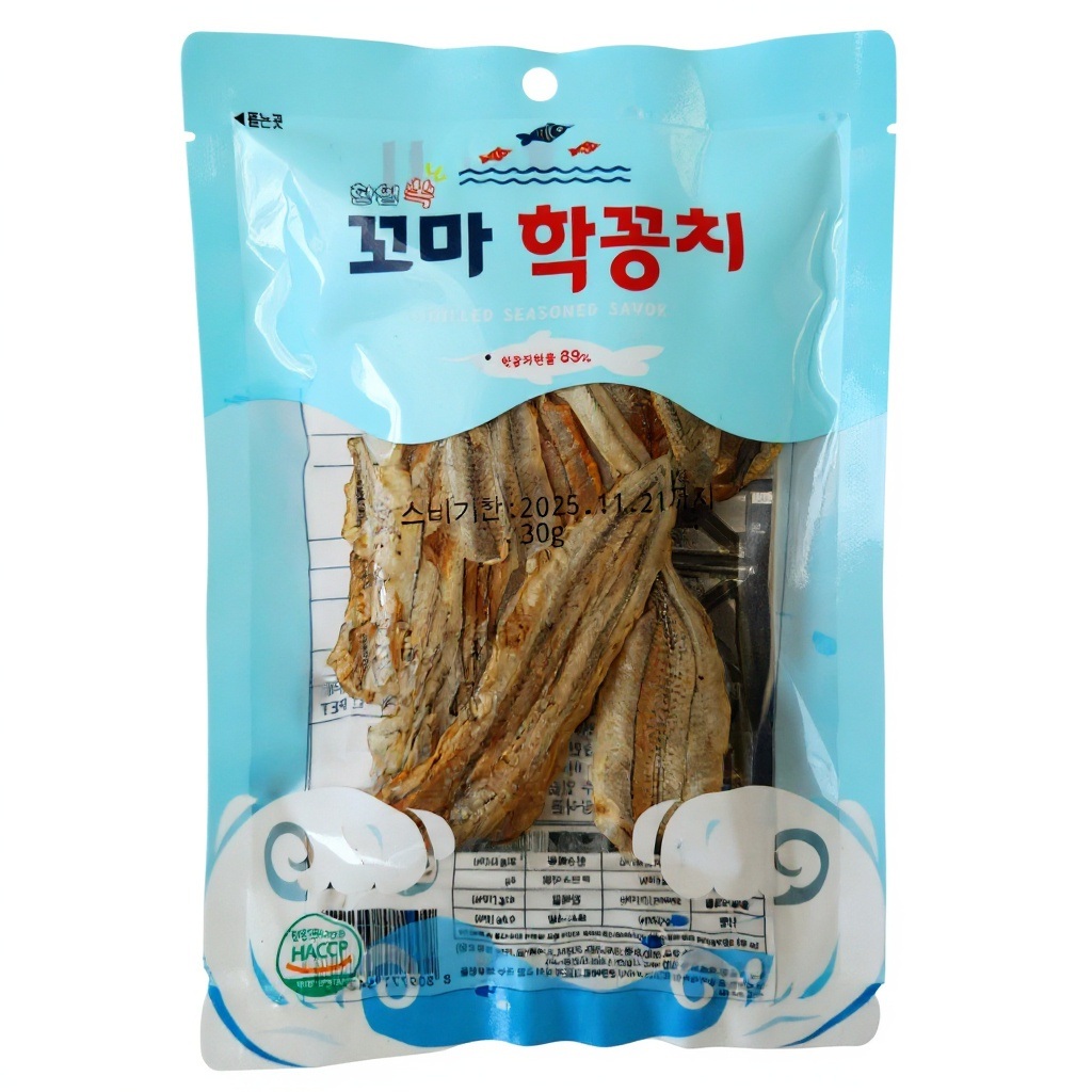 황토식품 구운 꼬마 학꽁치 소포장 혼술 40g, 1개