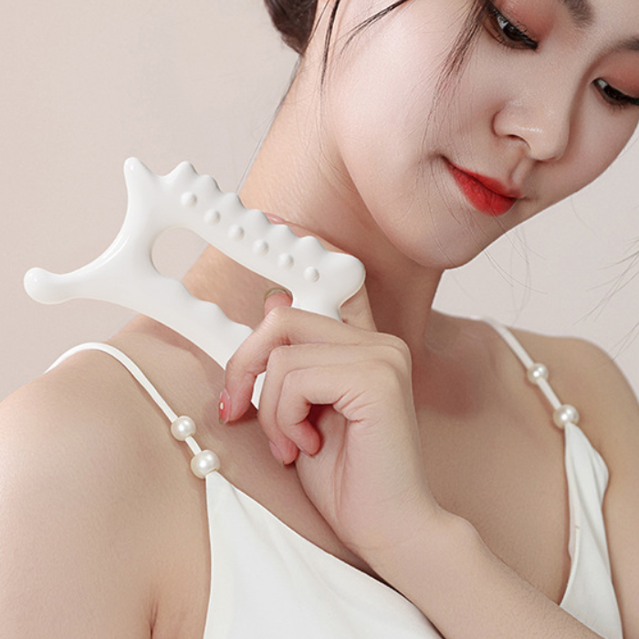셀프마사지 괄사 경락도구 얼굴 바디 괄사기 - 상품 이미지