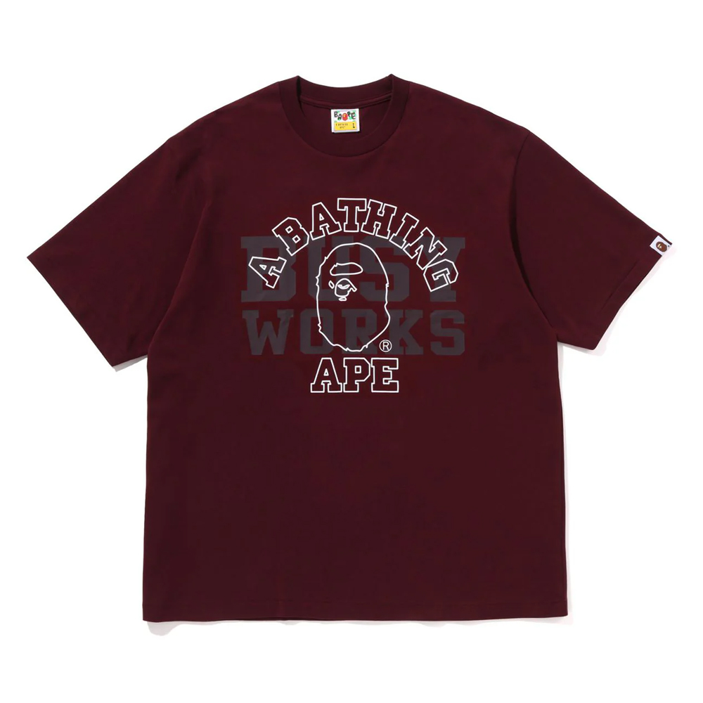 베이프 반팔티 COLLEGE RELAXED FIT TEE 1 1L80-110-328 - 상품 이미지