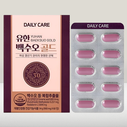 유한양행 백수오 골드 갱년기 에스트로겐 영양제 60정X1개 이미지 6