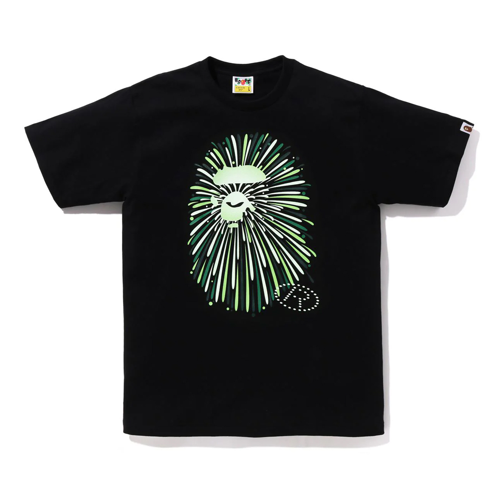 베이프 반팔티 APE HEAD FIREWORK TEE 1 1L72-110-025 - 상세 이미지 3