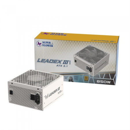 슈퍼플라워 SuperFlower SF-850F14GE LEADEX III GOLD UP ATX3.1 파워 (화이트)
