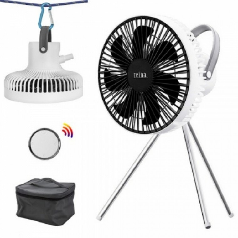 주방가전 레이나 무선 써큘레이터 캠핑 미니 선풍기 8인치 타프팬 리모컨 파우치포함 RF-2207 생활가전
