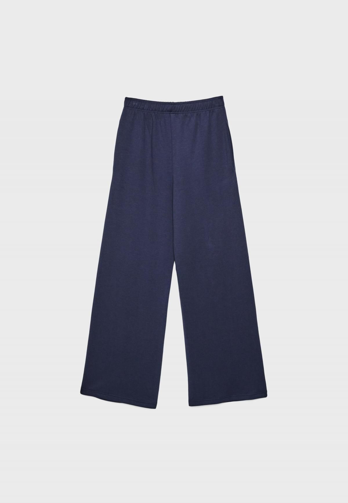 스트라디바리우스 와이드핏 미드웨이스트 조거 팬츠 4600/889 DARK BLUE - 상세 이미지 2