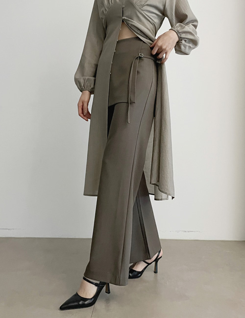 온에어 랩 스커트&슬랙스 [4color] - 상품 이미지