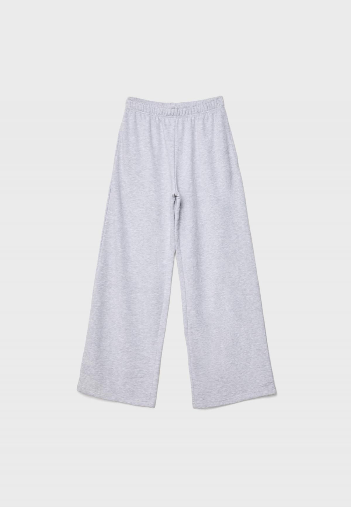스트라디바리우스 와이드핏 조거 팬츠 그레이 4600/889 GREY MELANGE - 상세 이미지 2