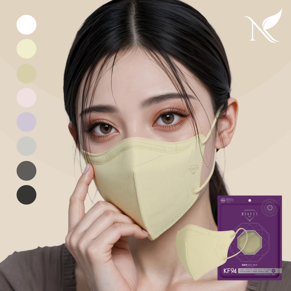 다이아핏 KF94 마스크 개별포장 25매입 S(소형), 베이지, 25개