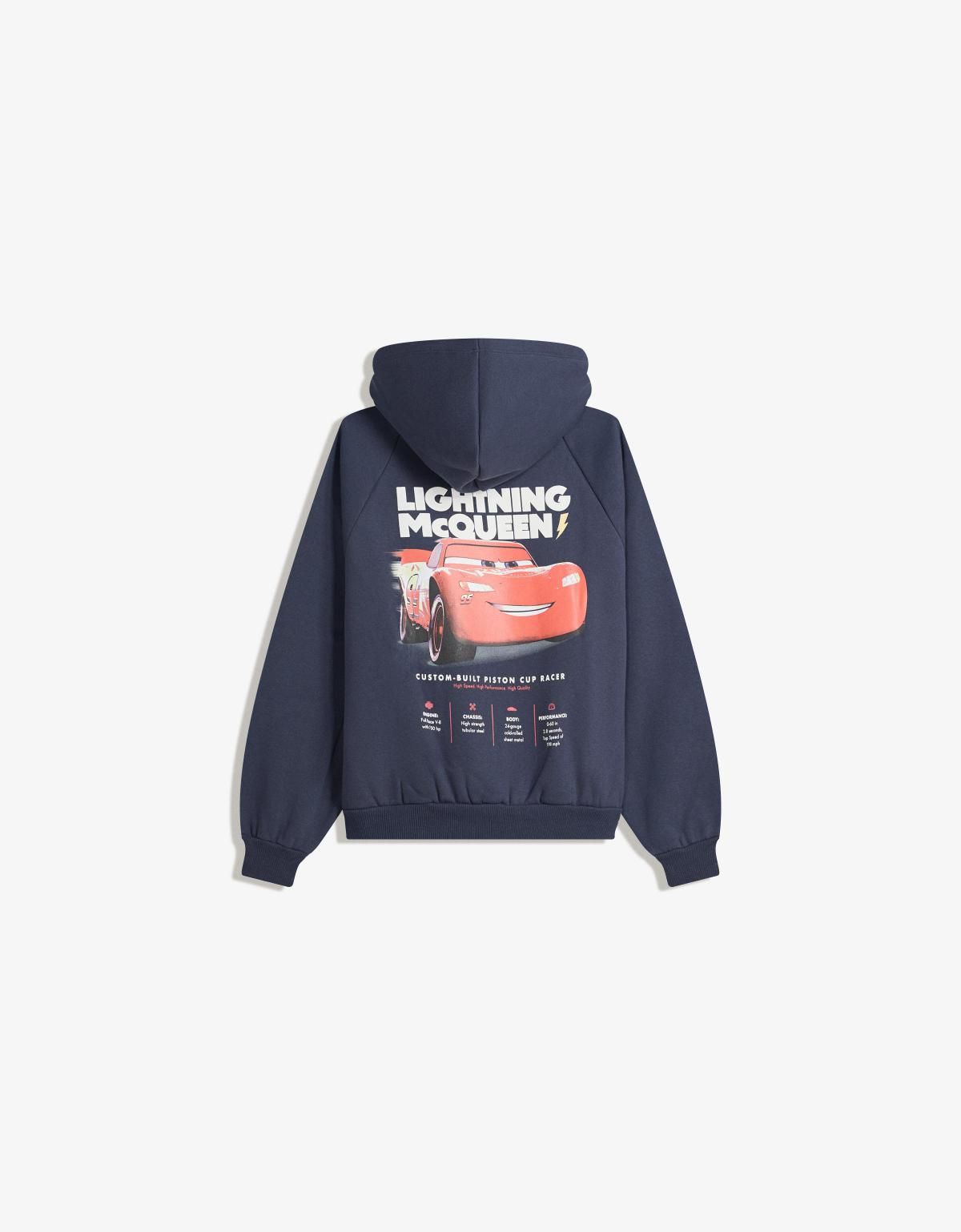 버쉬카 그래픽 캐주얼 네이비 후드티 7077/173 NAVY - 상세 이미지 2