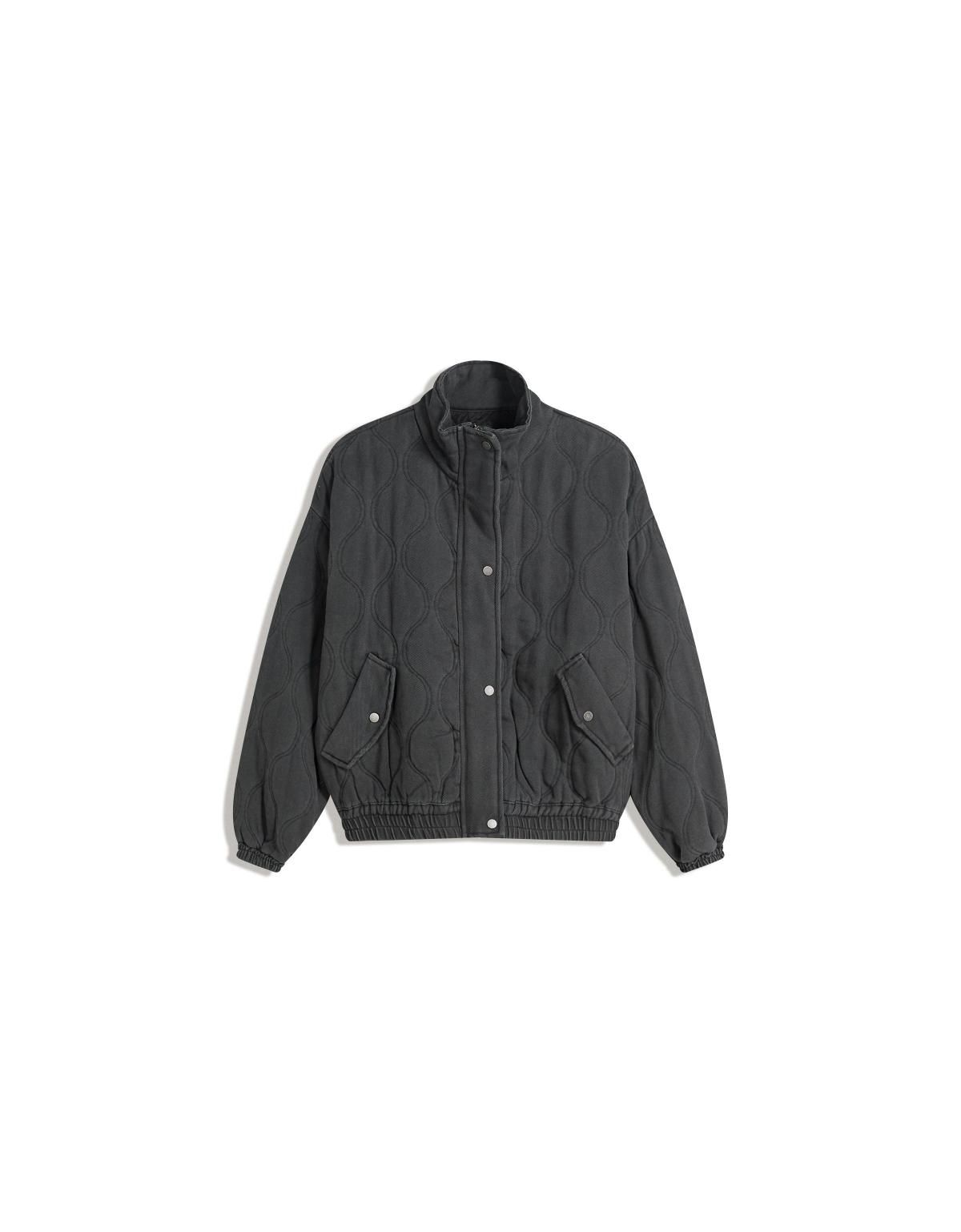 버쉬카 테크니컬 워시드 집업 재킷 6608/758 DARK GREY - 상세 이미지 2