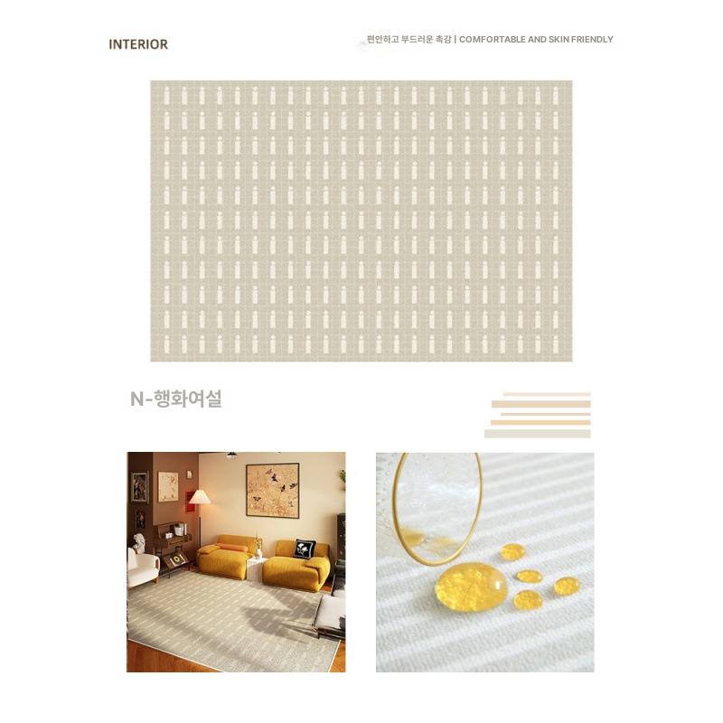 디자인 러그 침대 단모 빈티지 침실 카페트 워셔블 거실 식탁 난주 징모 40x60CM 벨벳 도트 플라스틱 바닥
