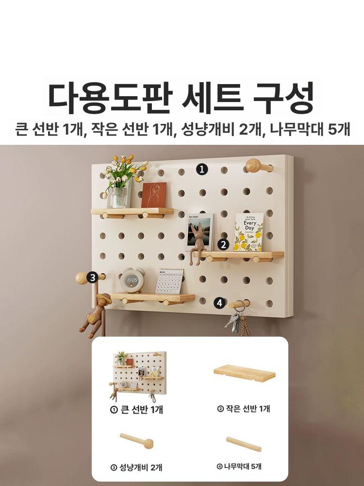 솔비에 월패드가리개 배전함 두꺼비집가리개 무타공 커버 분전함 가림막 액자  북유럽풍 화이트 17mm두께 가로형 40x30 수납32x22 - 상세 이미지 4