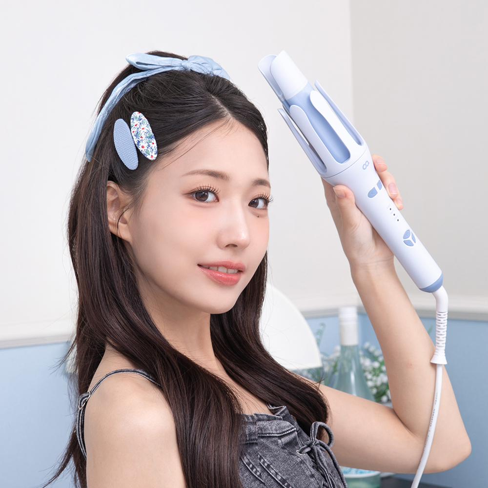 오아 오토 고데기 36mm 자동 회전 봉고데기 웨이브 아이롱 롤링 고대기