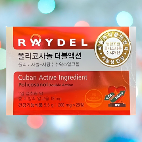레이델 폴리코사놀 더블액션 쿠바산 HDL LDL 28정X2박스 - 상세 이미지 4