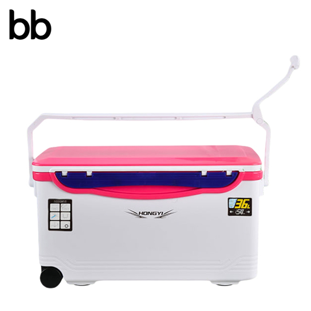 낚시용아이스박스 36리터 캐리쿨러 한치쿨러 갈치 해동 방어 대구 바퀴 쭈꾸미 화이트 36L - 상세 이미지 2