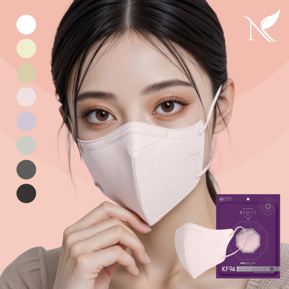 다이아핏 KF94 마스크 개별포장 25매입 S(소형), 라이트핑크, 25개
