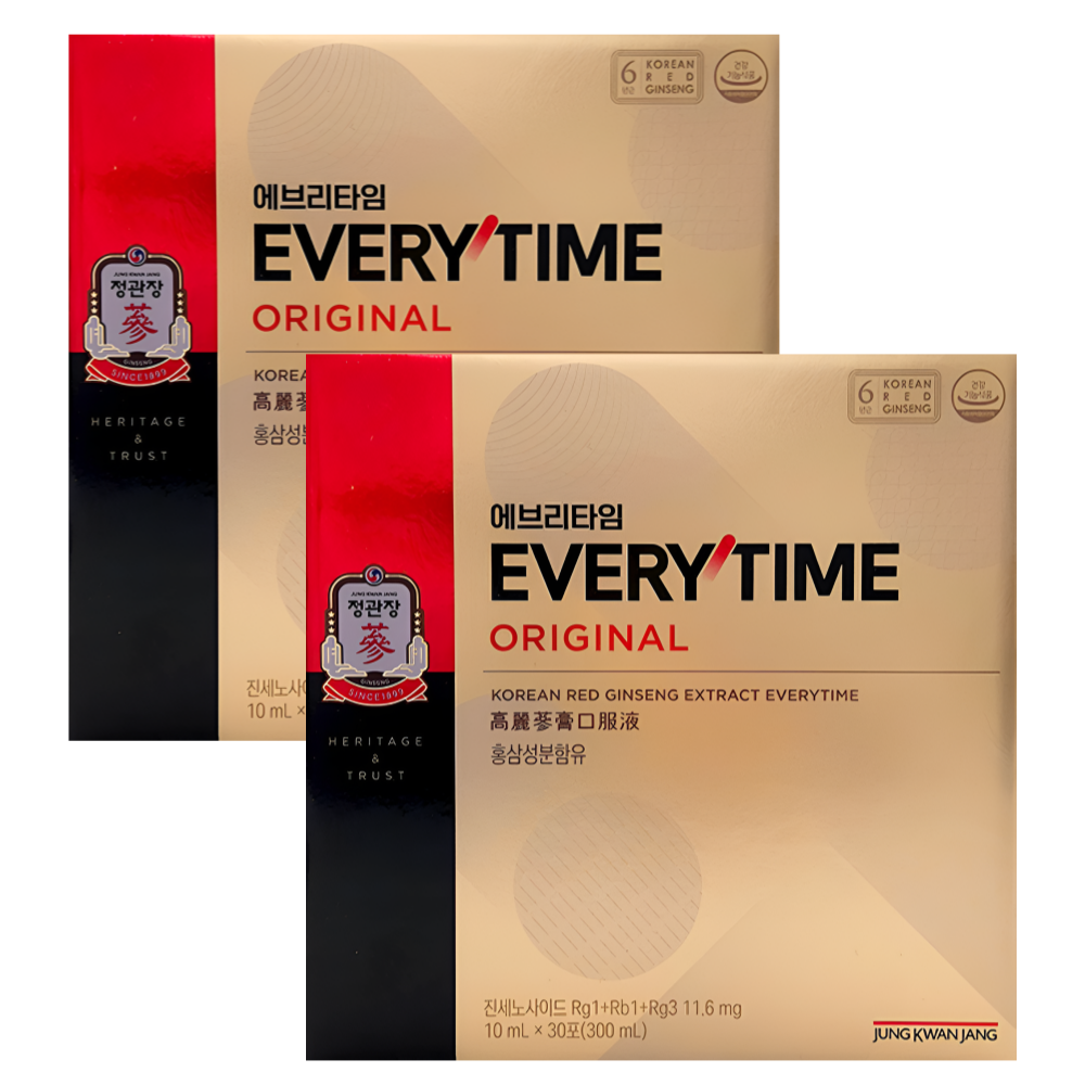 정관장 에브리타임 오리지널 애브리타임 쇼핑백동봉 30포X2박스