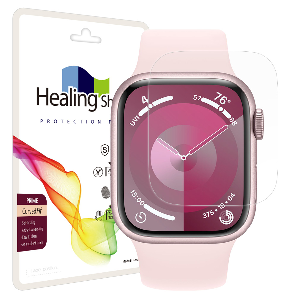 애플워치 시리즈 필름 고광택 액정보호필름 40/41mm 2매