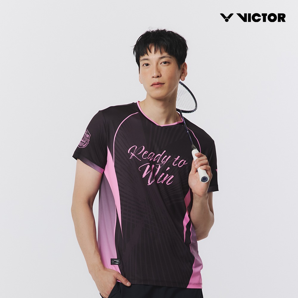 빅터 배드민턴복 배드민턴의류 반팔 경기복 티셔츠 VT25CGW034M - 메인 이미지