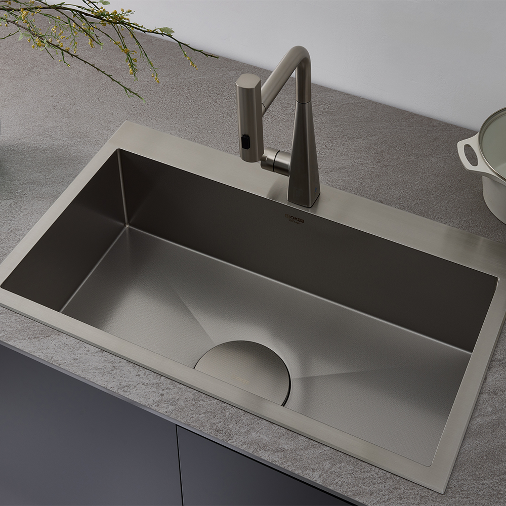 OKEE 벨라고 ESQL880 엠보 코팅 사각싱크볼 하이브리드엠보 리뉴얼