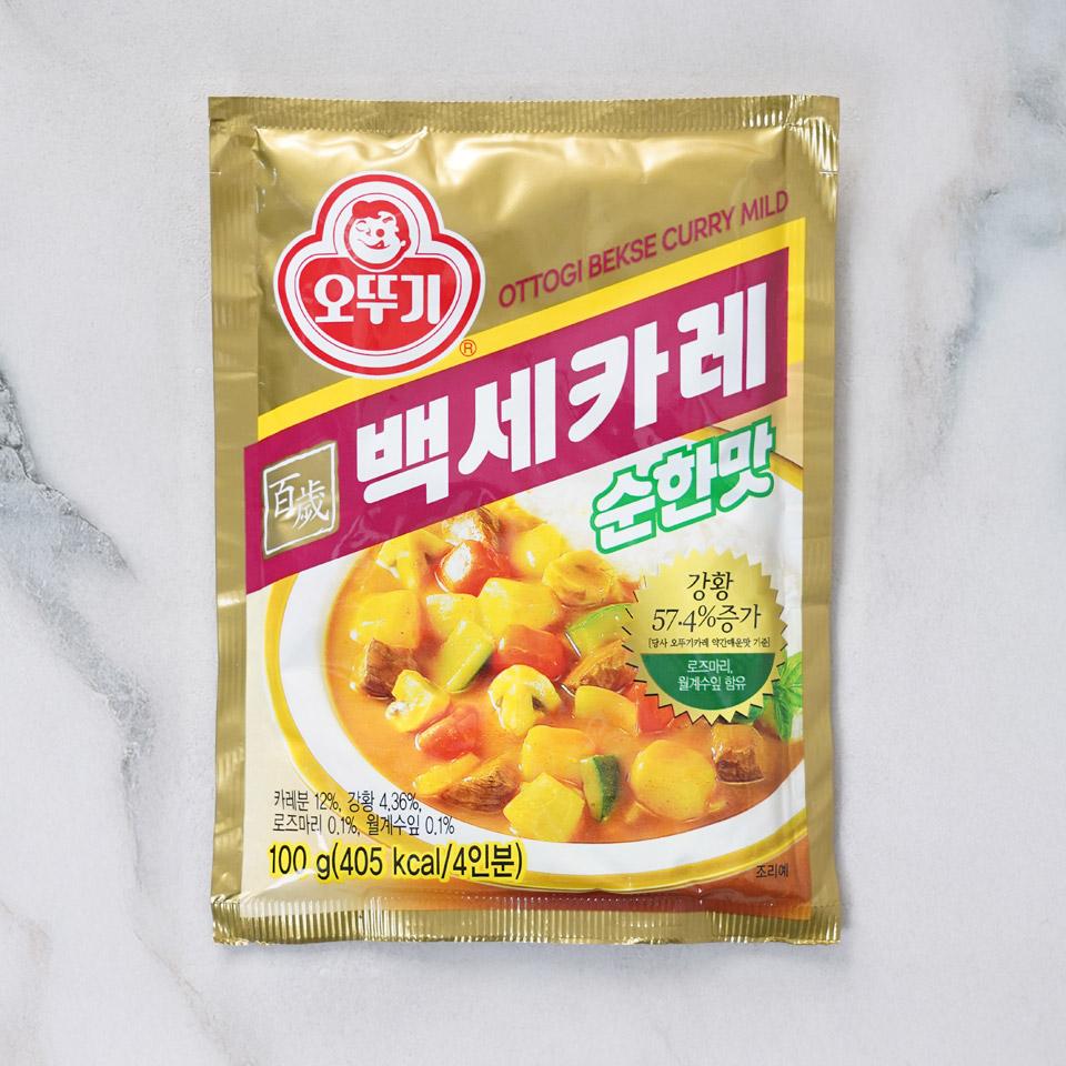 메가마트 오뚜기 백세카레 순한맛 분말 100g - 상품 이미지