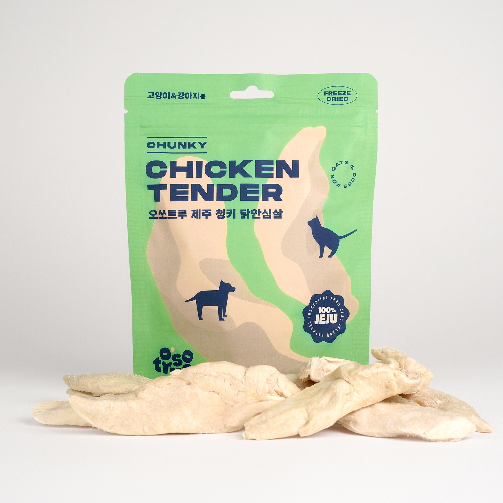 오쏘트루 제주 청키 닭안심살 동결건조 트릿 60g 제품 이미지