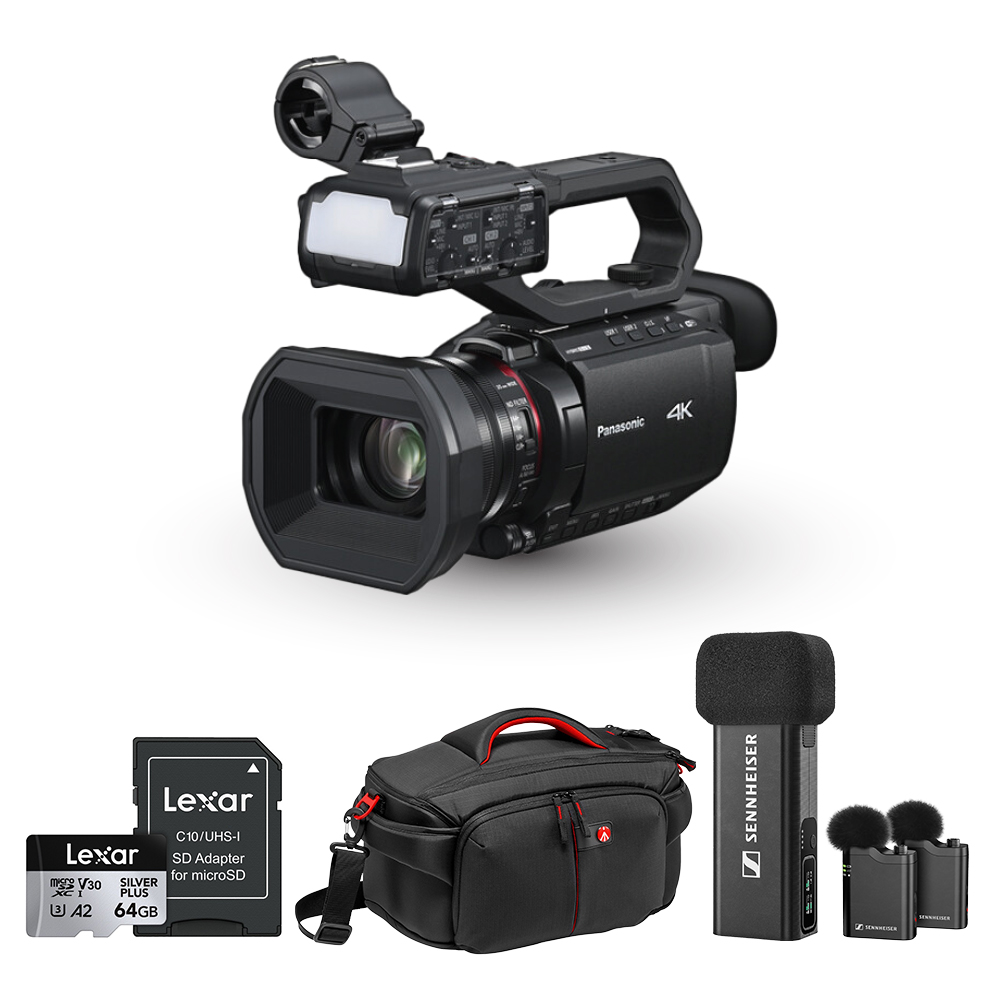 파나소닉 AG-CX20 4K 캠코더 무선마이크 2채널 마스터 패키지 Profile Wireless - 상품 이미지