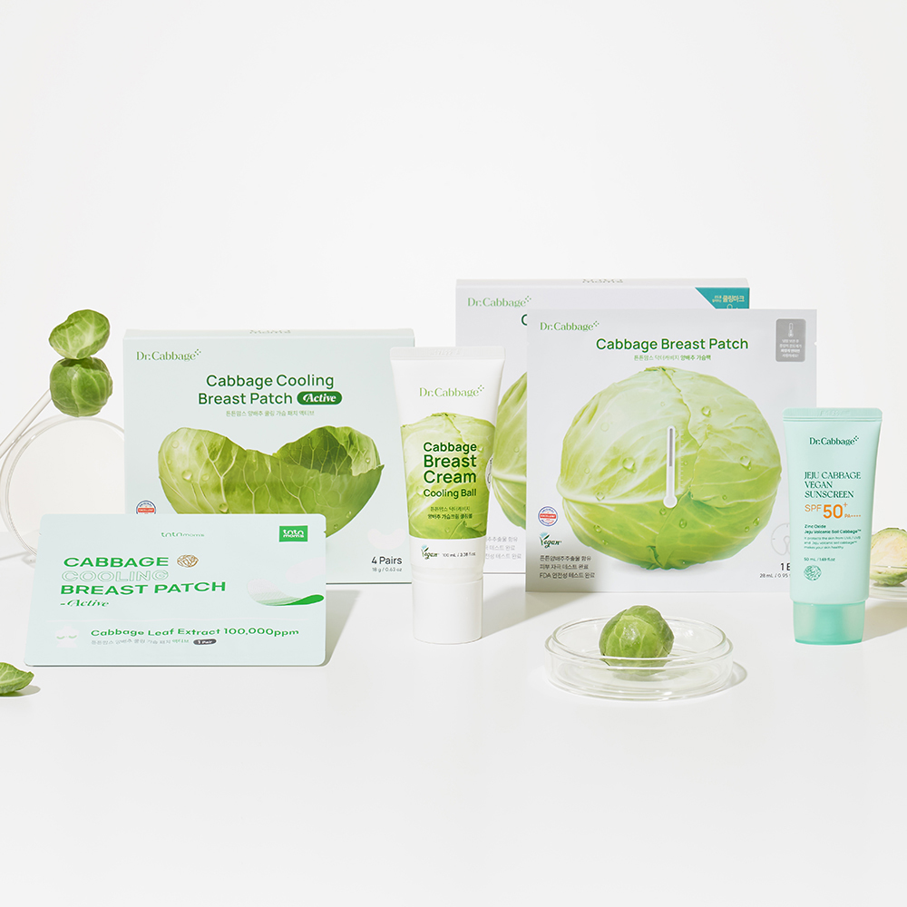 튼튼맘스 닥터캐비지 비건 양배추 가슴팩 (20매) 대용량