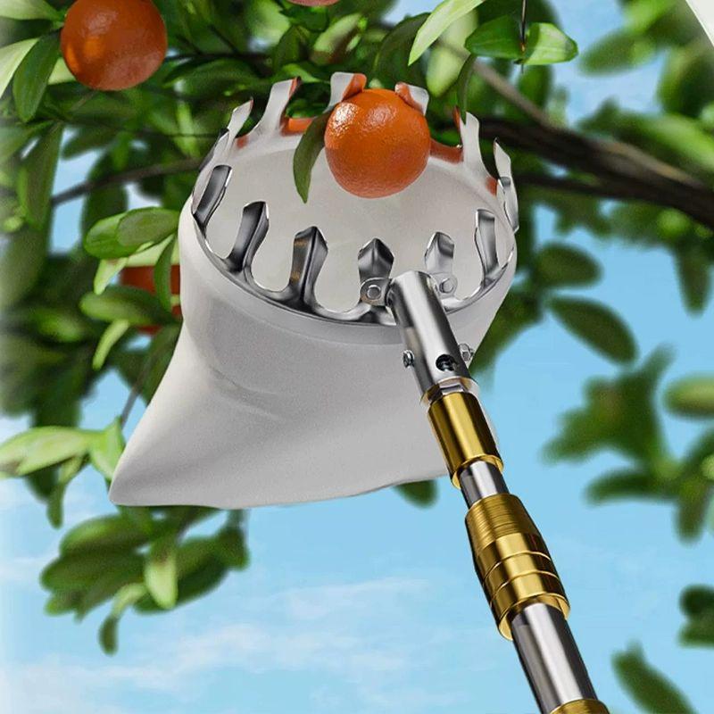 감따는도구 유물 감대 감따는기구 고지대 열매 감나무장대 3m 방폭봉+망태기 세트 포함+4종 - 상품 이미지