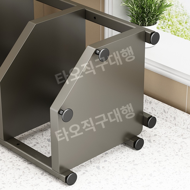 주방코너장 진열 다용도 부엌 다층 틈새장 틈새 선반 구석장 수납장 모서리 - 상세 이미지 4