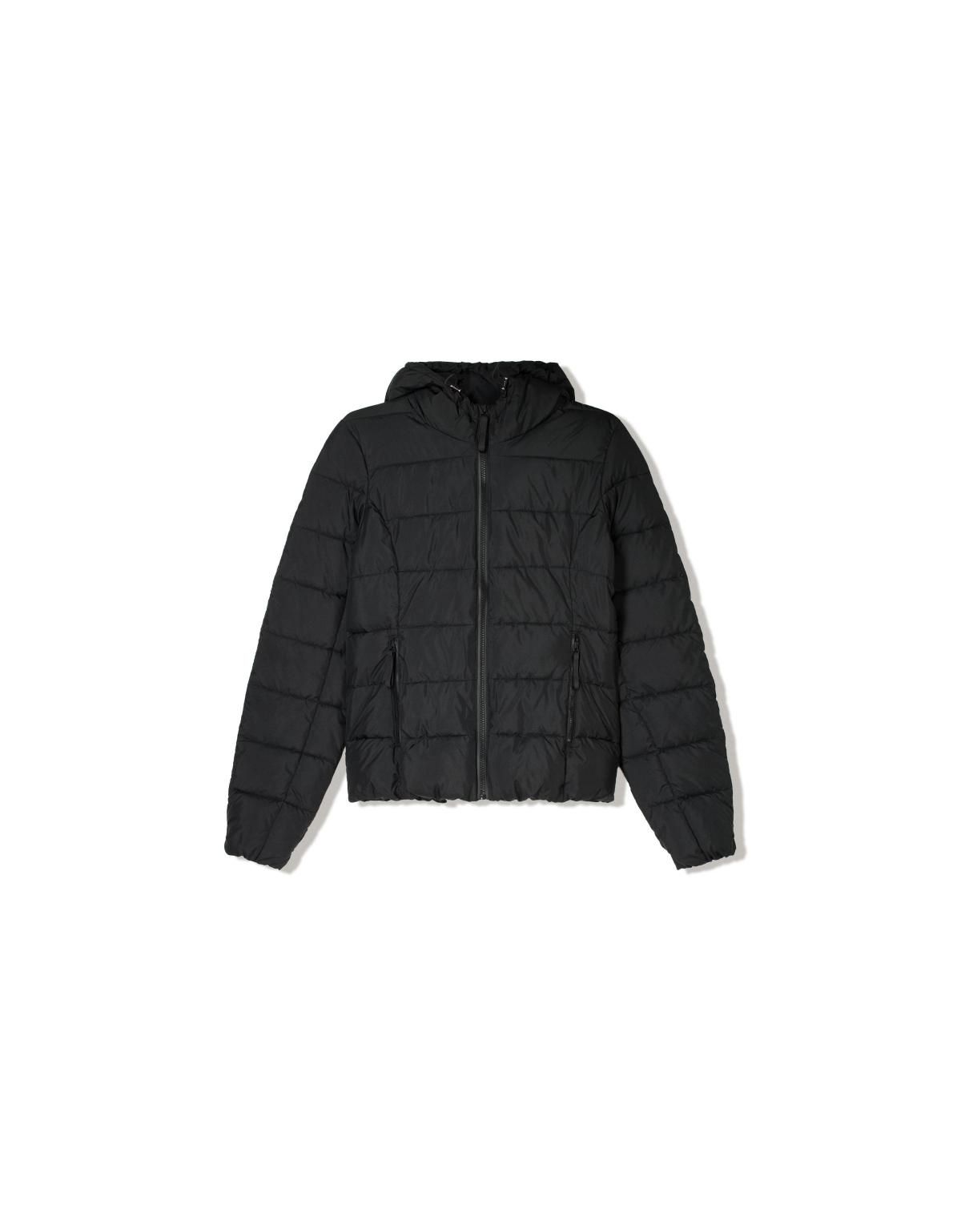 버쉬카 라이트 경량 패딩 후드 숏패딩 1441/701 BLACK - 상세 이미지 3
