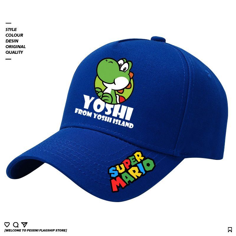 슈퍼마리오 모자 요시 캐주얼 패션 귀여운 굿즈 - 상세 이미지 3