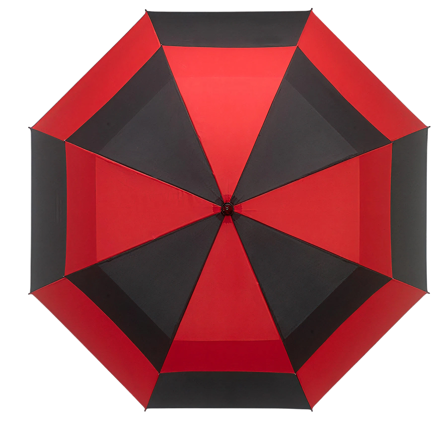 스톰쉴드 레드/블랙 남성 수동 1단 우산 101cm 720g - 상세 이미지 3