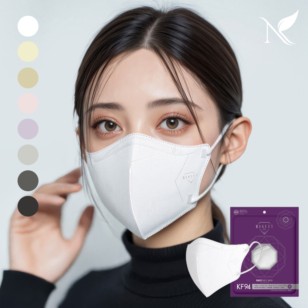 다이아핏 KF94 마스크 개별포장 25매입 L(대형), 화이트, 25개
