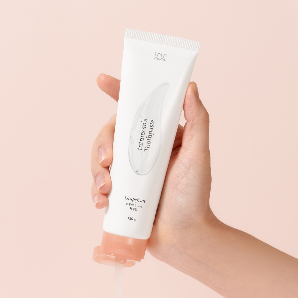 튼튼맘스 무불소 순한 비건 임산부치약 (자몽향) 120g 2개 이미지 6