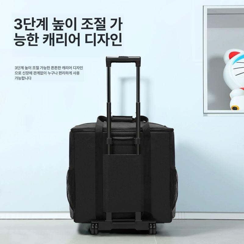 모니터 케이스 데스크탑 컴퓨터 바퀴 수납 본체 컴퓨터본체 하드 운반 소형 컴퓨터 본체+키보드 마우스 수납 - 상세 이미지 5